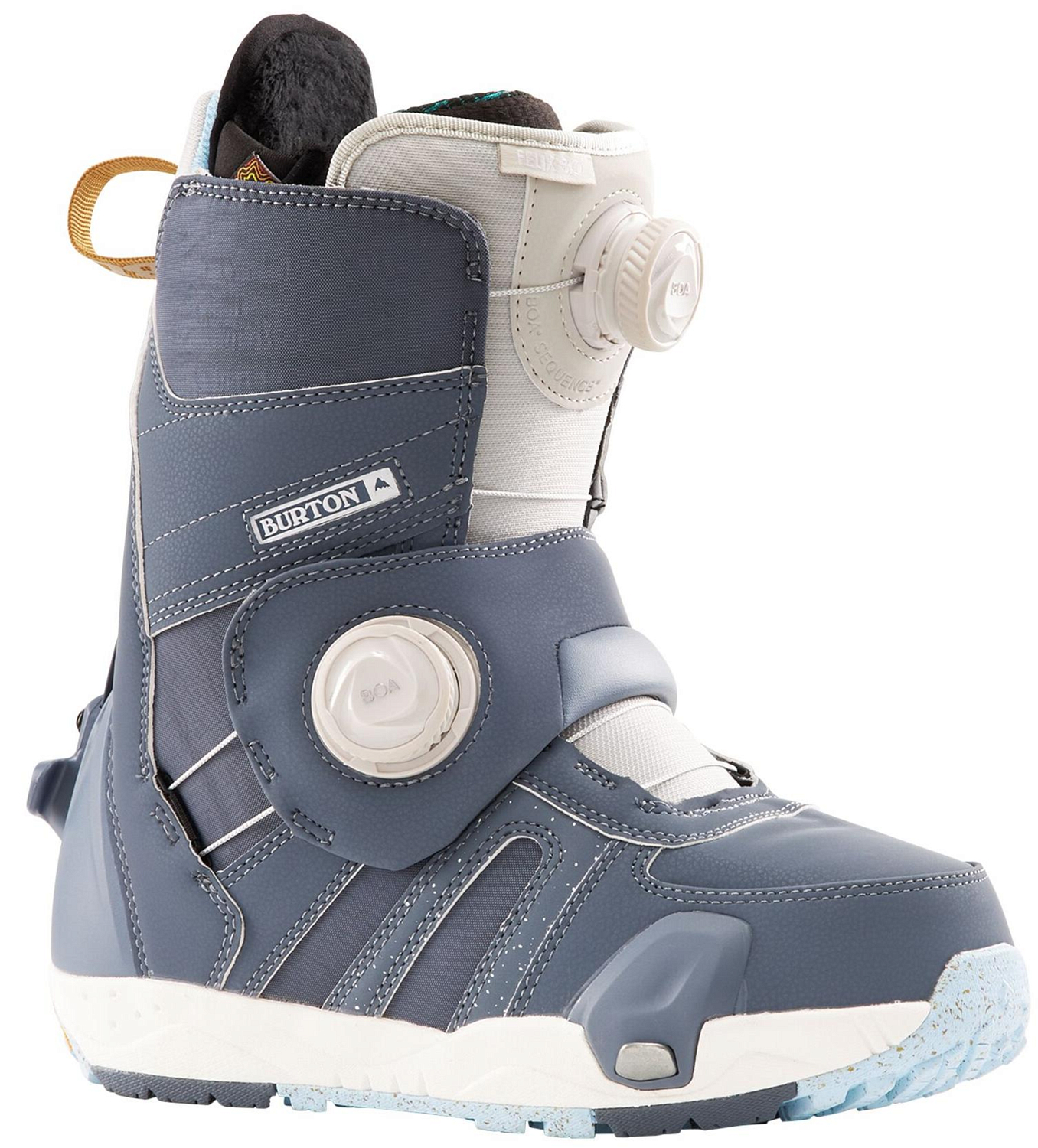 фото Ботинки для сноуборда burton felix step on blue gray (us:6,5)