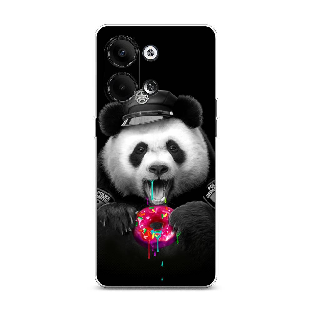 

Чехол Awog на Oppo Reno 9 "Панда police", Черный;белый;розовый, 2512750-2