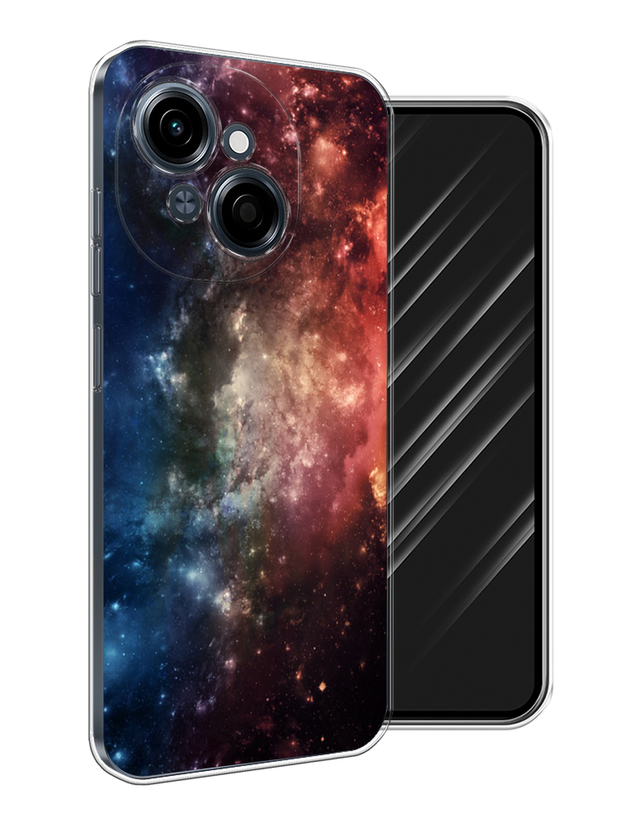 

Чехол Awog на Tecno Spark Go 1/Pop 9 "Космос", Синий;бежевый;красный, 309450-1