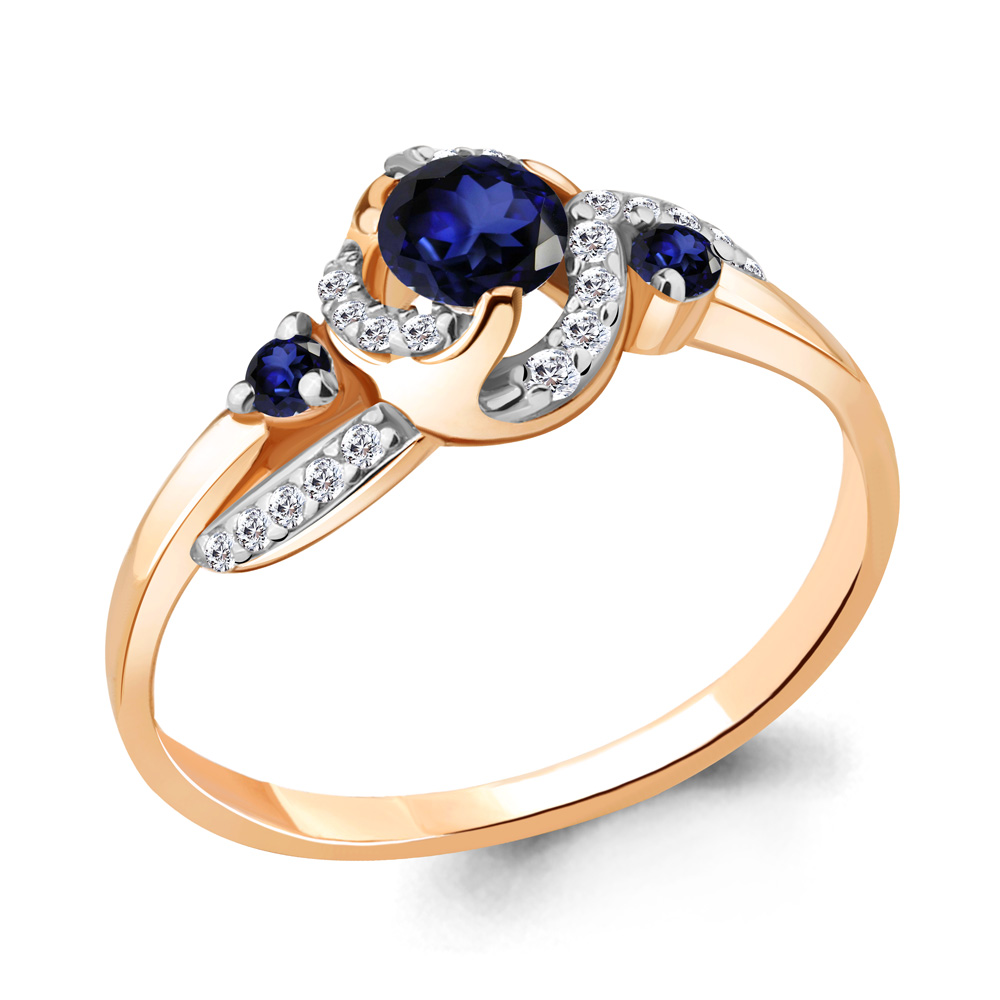 

Кольцо из красного золота с бриллиантом Aquamarine Aquamarine 962700Ак_585_кз р, 962700Ак_585_кз