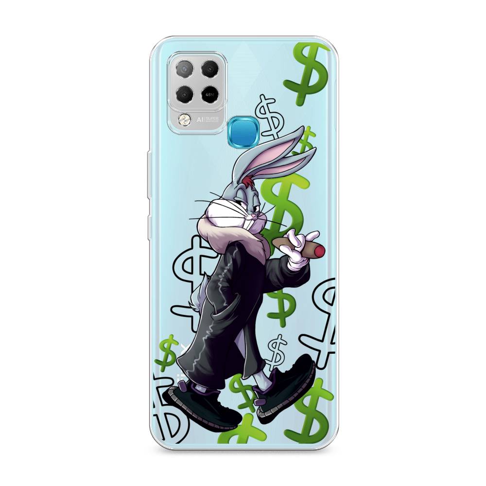 

Чехол на Infinix HOT 10S "Rich Bugs Bunny", Зеленый;черный;голубой, 3100250-6