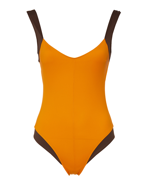 фото Купальник слитный женский max mara beachwear gerba.21 оранжевый 42 it