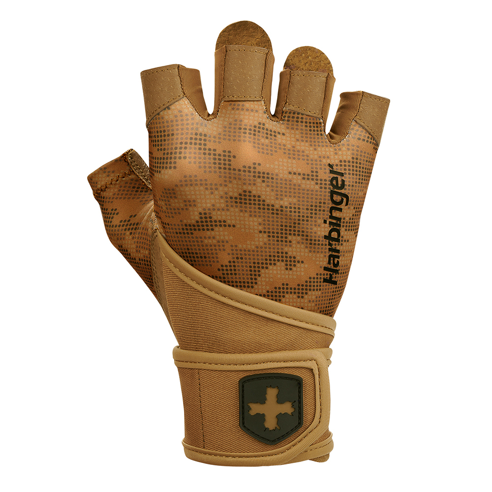 Перчатки для фитнеса Harbinger PRO WW 2.0, унисекс, коричневые, размер XL