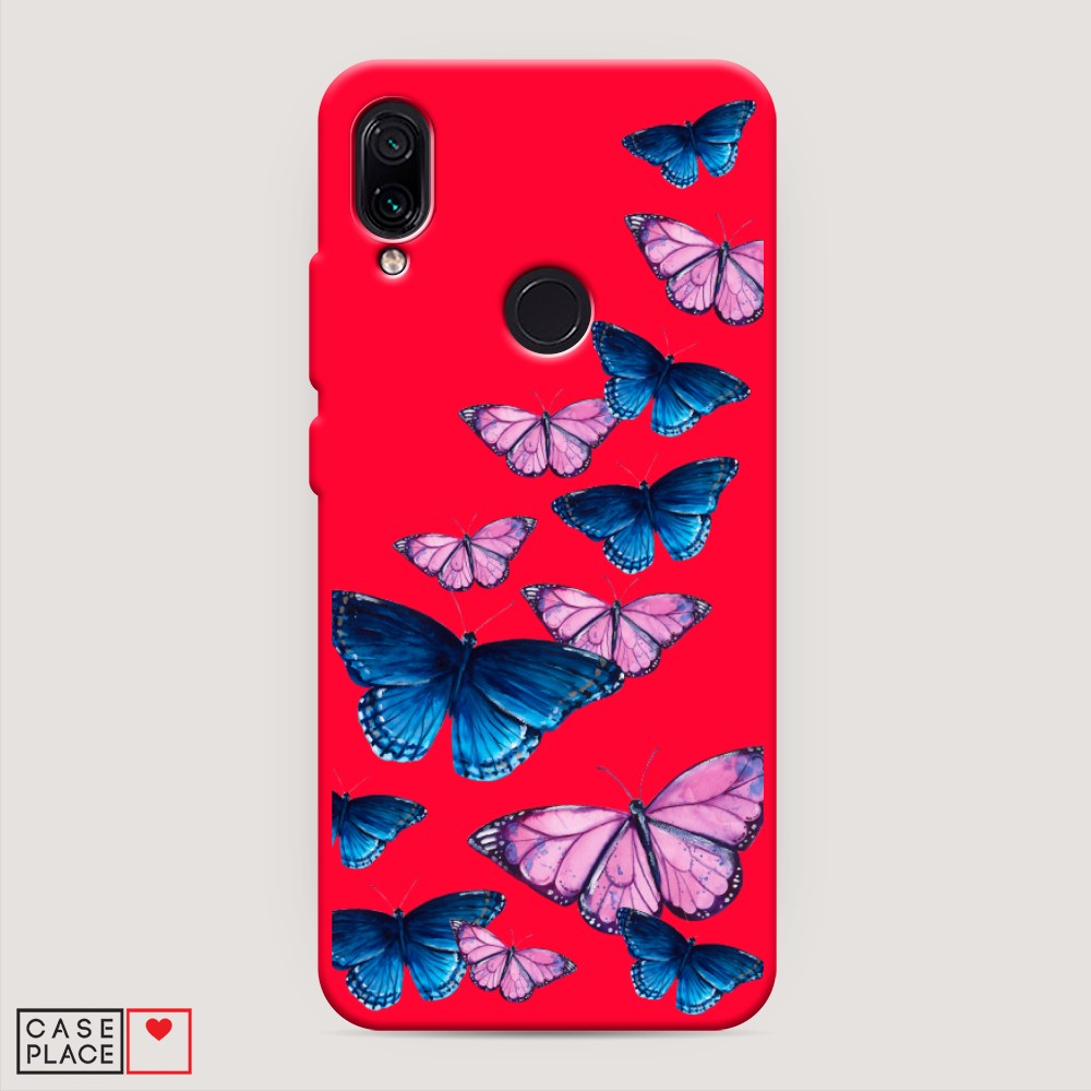

Чехол Awog на Xiaomi Redmi 7 "Полет бабочек", Разноцветный, 35053-1