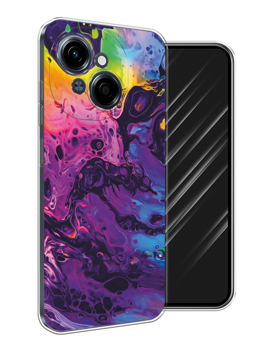 

Чехол Awog на Tecno Spark Go 1/Pop 9 "ACID fluid", Бордовый, 309450-1