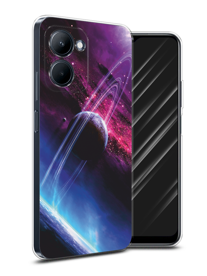 

Чехол Awog на Realme C33 "Космос 17", Черный;фиолетовый, 2511350-4