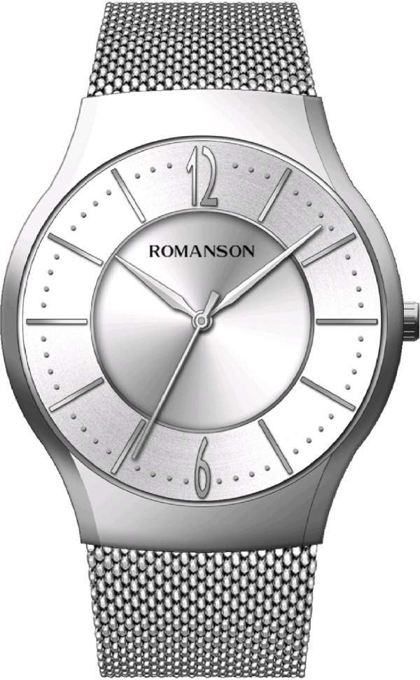 фото Наручные часы мужские romanson tm 9a18m mw(wh)