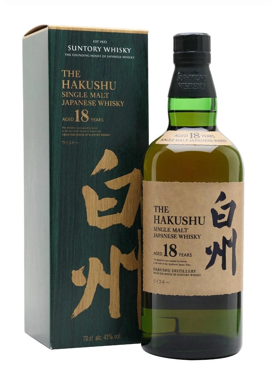 

Виски Suntory Hakushu, 18 летней выдержки