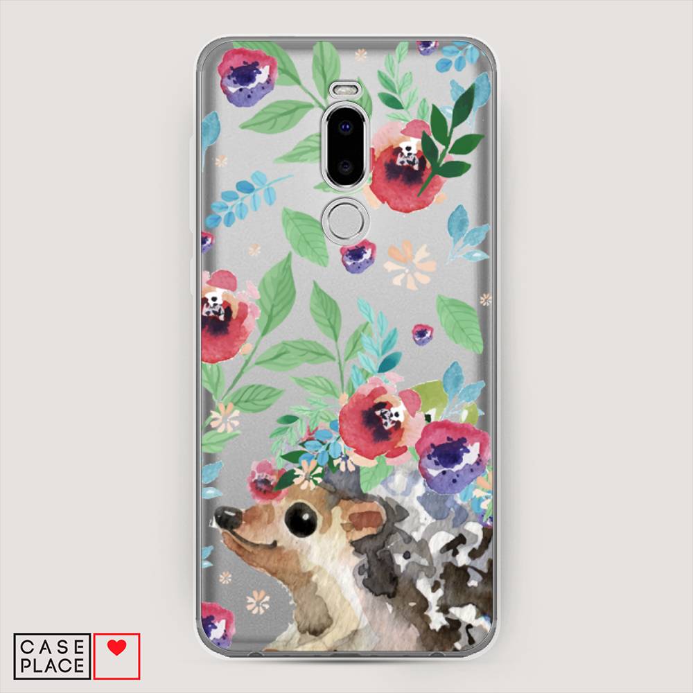 

Чехол Awog на Meizu Note 8 "Ежик в цветах акварель", Розовый;зеленый;коричневый, 73050-2