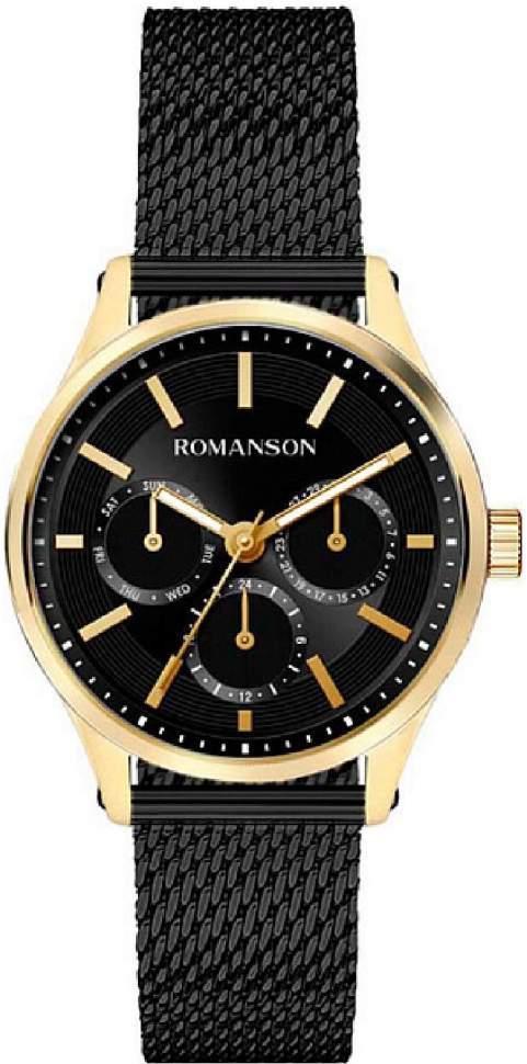 фото Наручные часы женские romanson tm 0b10f lg(bk)