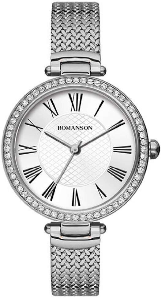 фото Наручные часы женские romanson rm 8a41t lw(wh)