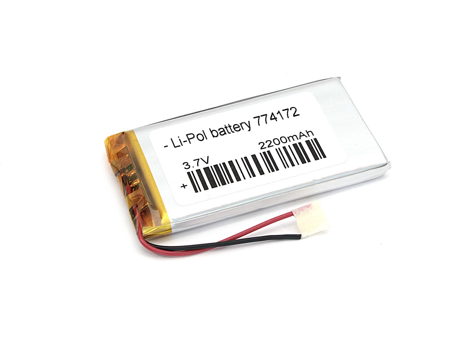 Аккумуляторная батарея OEM Li-Pol 7.7*41*72мм 2pin 3.7V/2200mAh