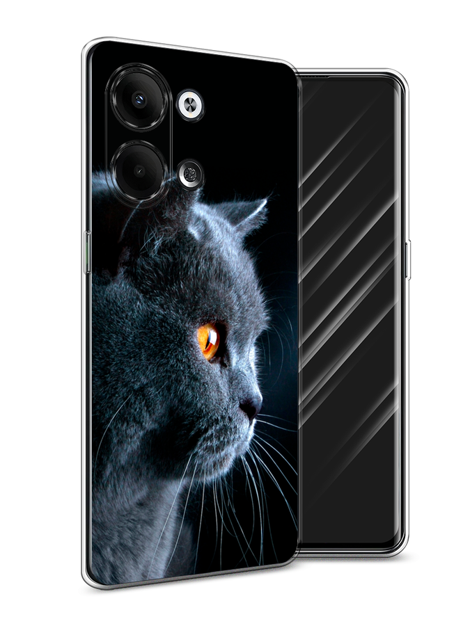 

Чехол Awog на Oppo Reno 9 "Благородный кот британец", Черный;серый;оранжевый, 2512750-2