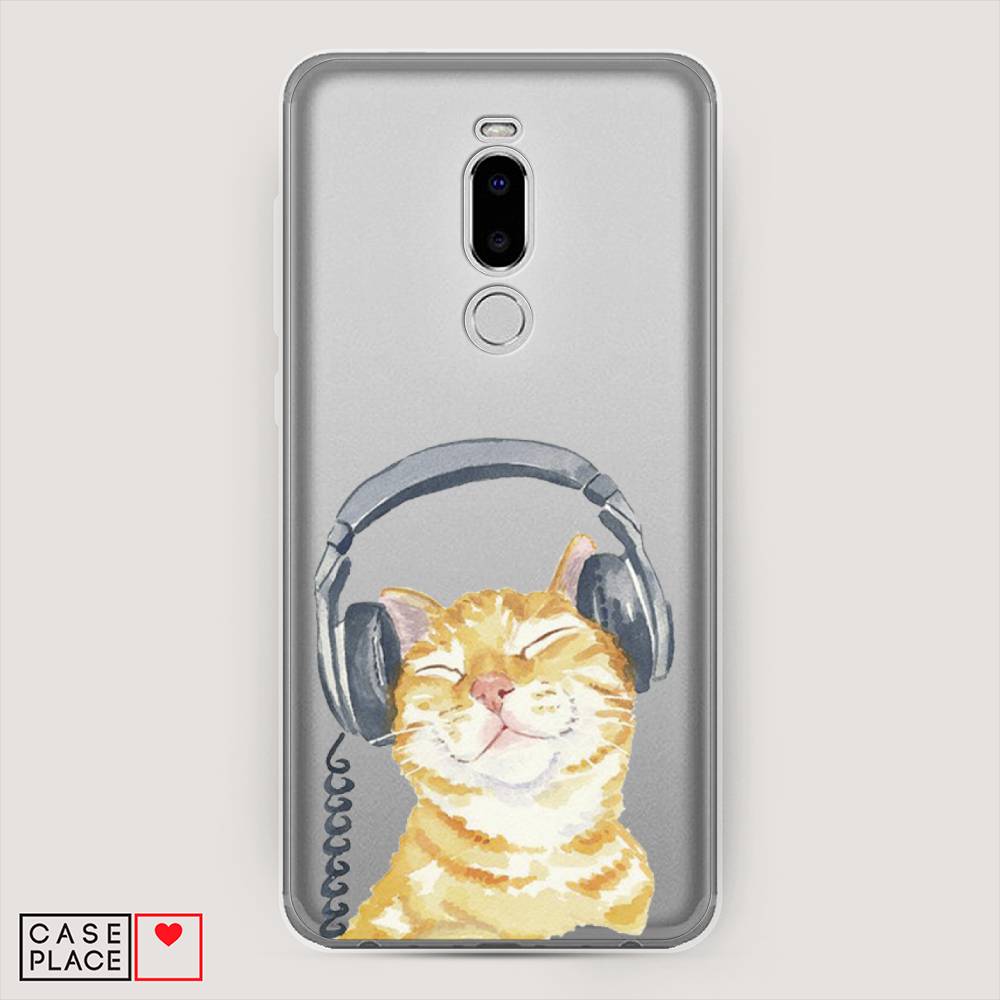 

Чехол Awog "Кот меломан" для Meizu Note 8