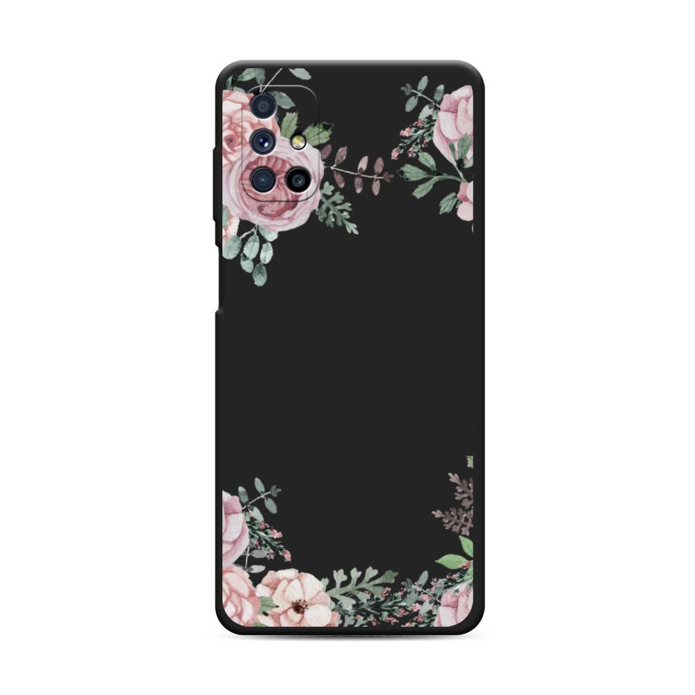 

Чехол Awog на Samsung Galaxy M31s / Самсунг M31s "Нежные розы акварель", Прозрачный;розовый;зеленый, 2101452-1