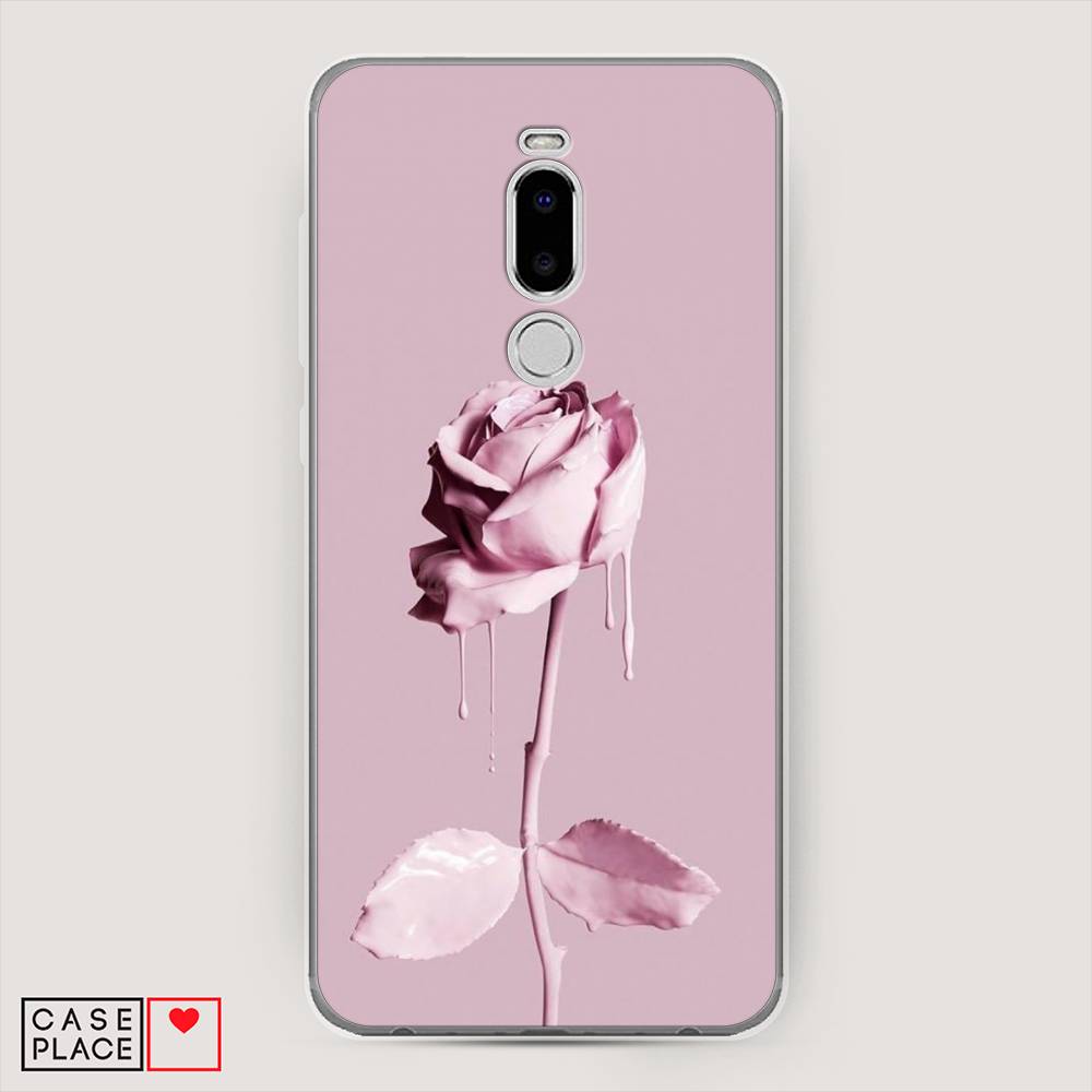 

Чехол Awog на Meizu Note 8 "Роза в краске", Белый;розовый, 73050-8