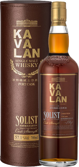 

Виски Kavalan Solist Port Cask Single Cask Strength, в подарочной упаковке