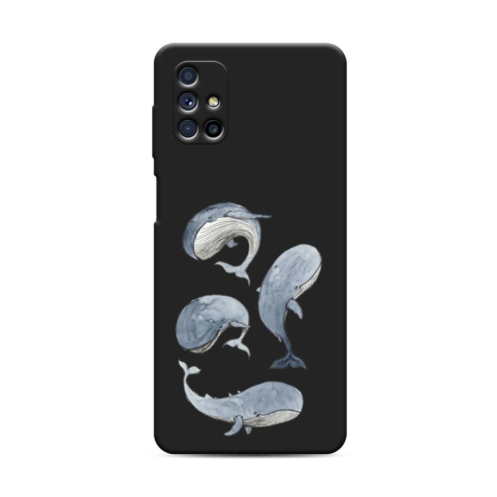 

Чехол Awog на Samsung Galaxy M31s / Самсунг M31s "Киты", Белый;прозрачный;голубой, 2101452-1