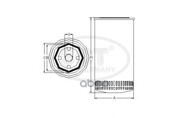 

Масляный Фильтр Case/J.Deere Daf Trucks SCT арт. SM849