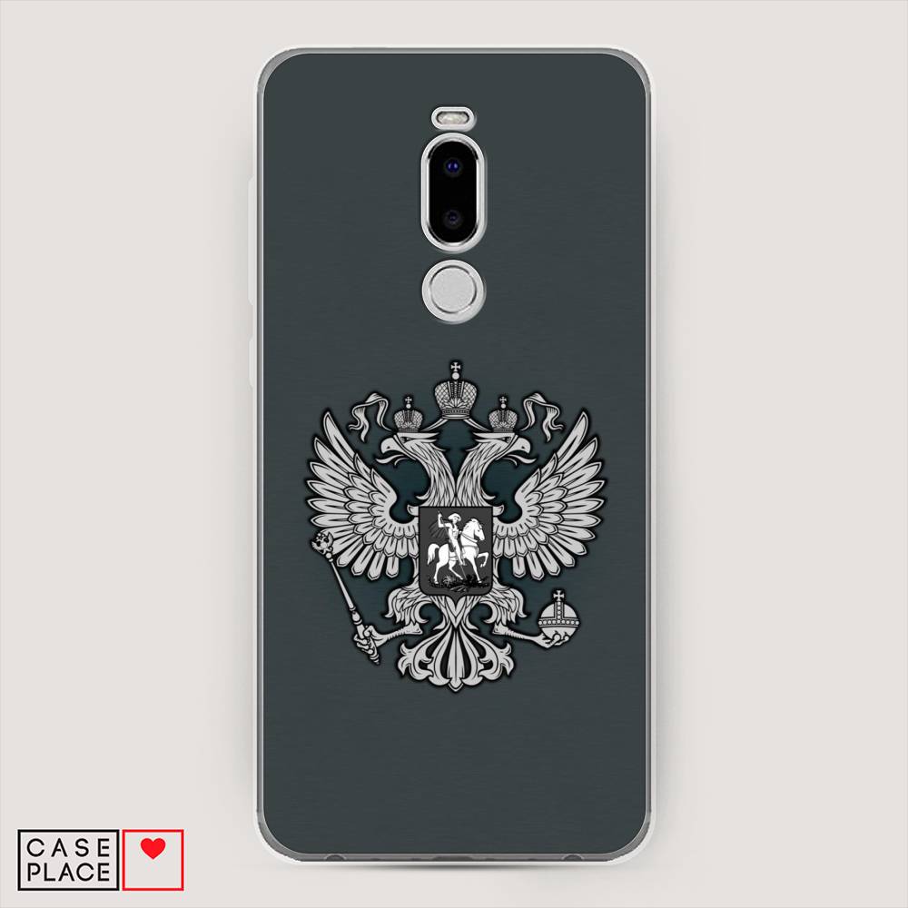 фото Чехол awog "герб россии серый" для meizu note 8