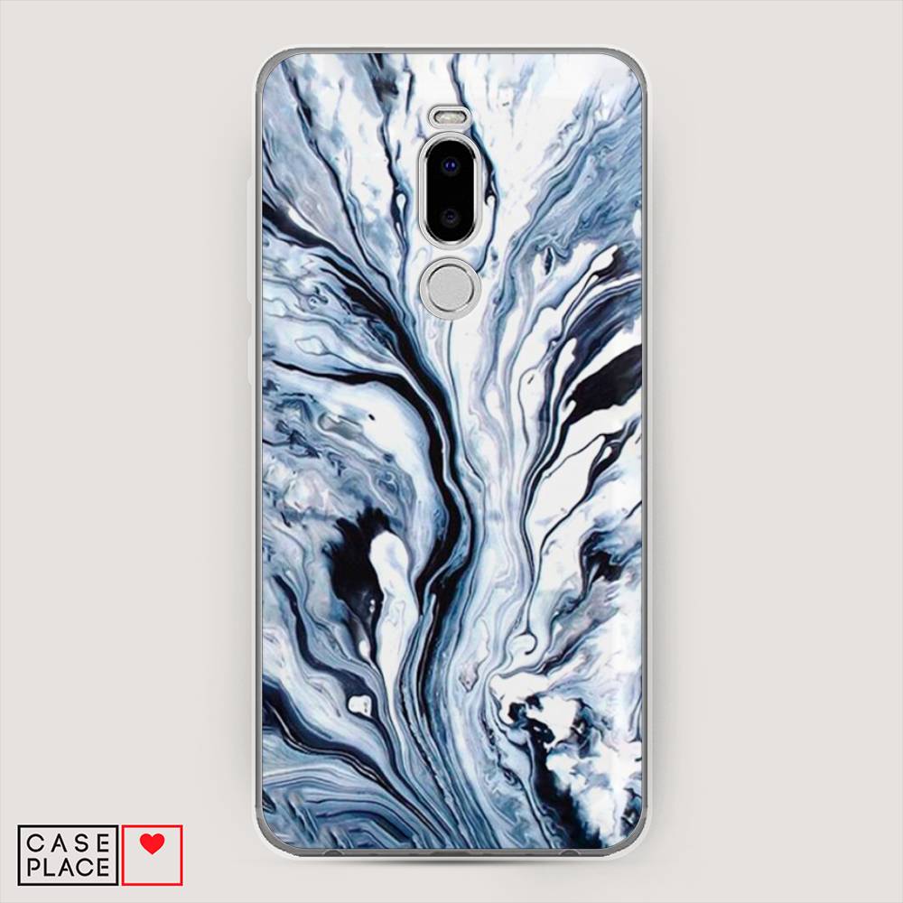 

Чехол Awog на Meizu Note 8 "Голубой минерал мрамор", 73050-3