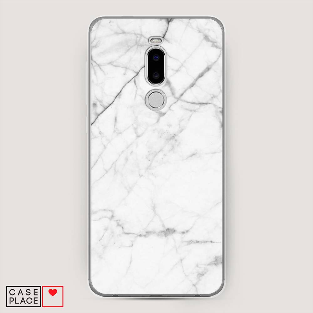 

Чехол Awog на Meizu Note 8 "Светлый мрамор", Серый, 73050-3