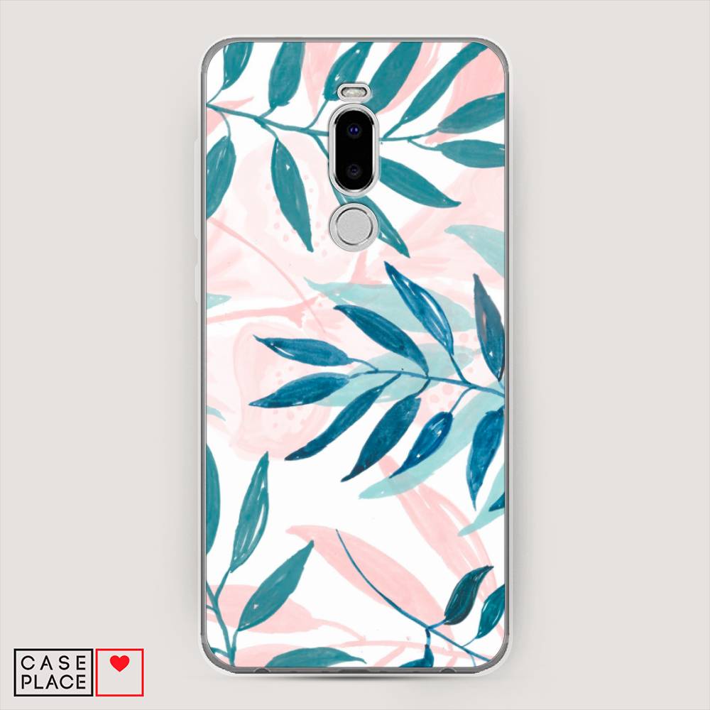 

Чехол Awog на Meizu Note 8 "Акварельные веточки", Синий;зеленый;розовый, 73050-7