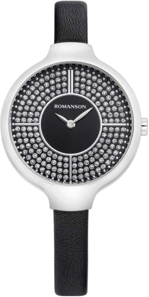 фото Наручные часы женские romanson rl 0b13l lw(bk)