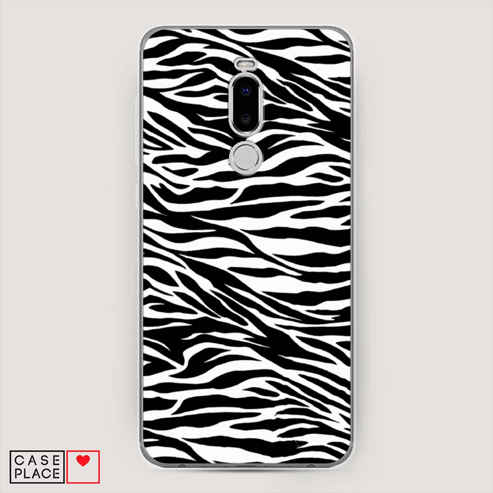 

Чехол Awog на Meizu Note 8 "Принт зебра", Белый;серый;черный, 73050-7