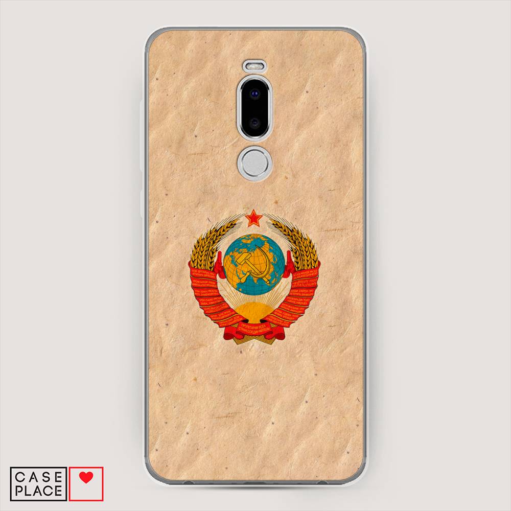 

Чехол Awog на Meizu Note 8 "Союз пролетариев", Бежевый;красный, 73050-10