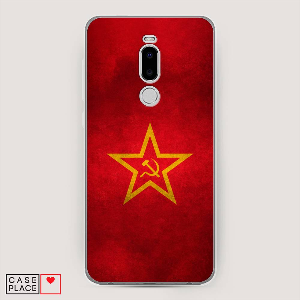 

Чехол Awog на Meizu Note 8 "Красное знамя", Желтый;красный, 73050-10