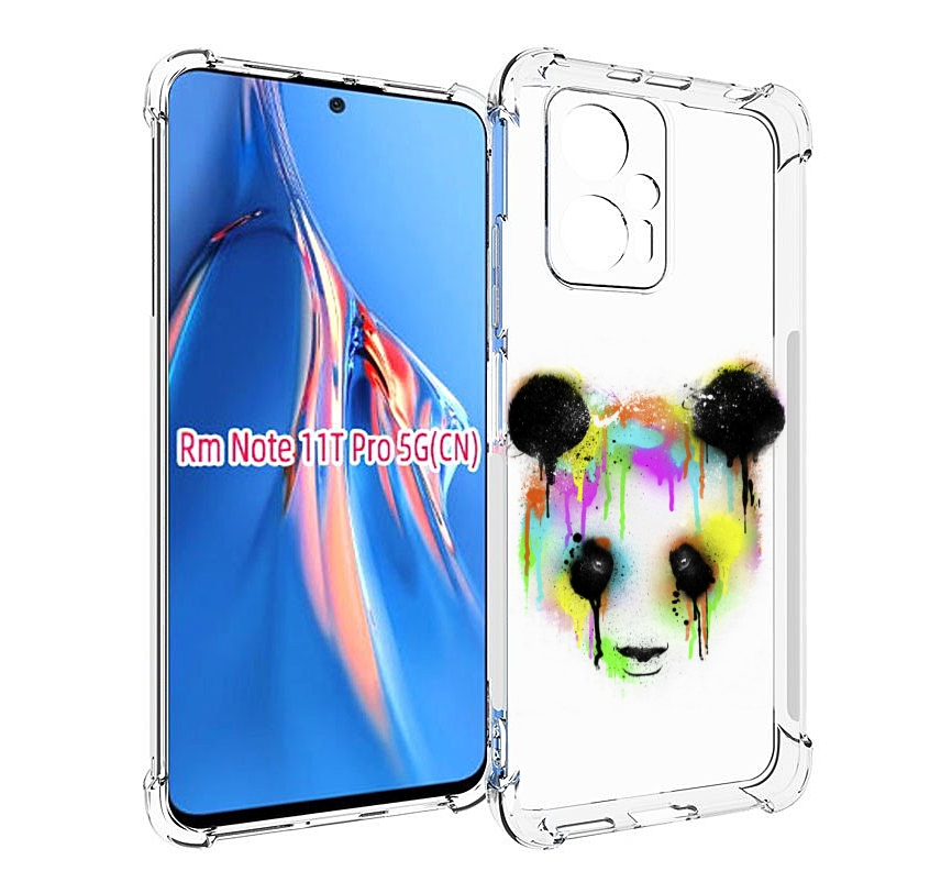 

Чехол MyPads Радужная панда для Xiaomi Redmi Note 11T Pro / 11T Pro Plus / Poco X4 GT п..., Прозрачный, Tocco