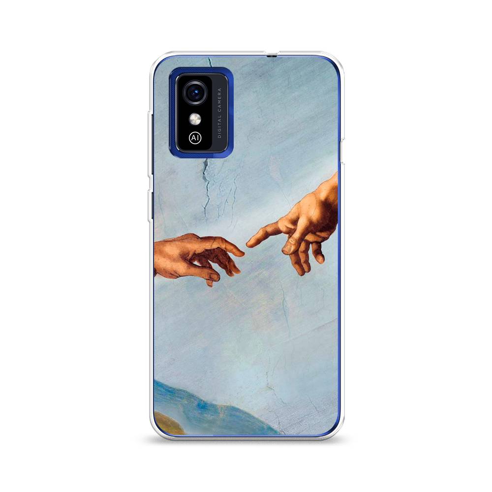 

Чехол Awog на ZTE Blade L9 / ЗТЕ Блэйд L9 "Сотворение Адама", Разноцветный, 135250-9