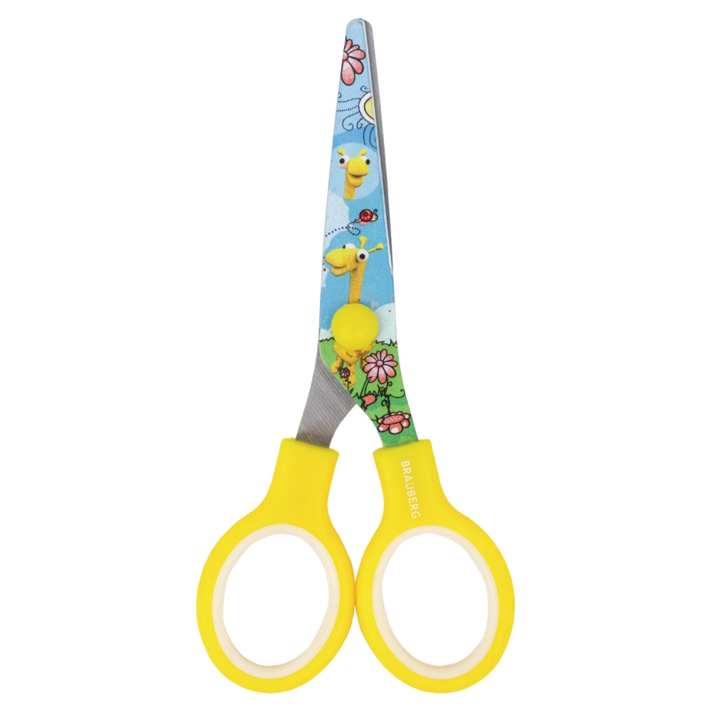 

Набор из 12 шт, Ножницы Brauberg Kid Series (232269), Желтый