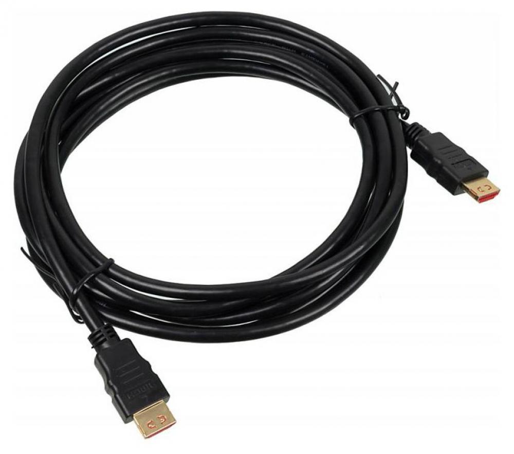 Кабель BURO HDMI - HDMI 3м Black (HDMI-V1.4-3MC)