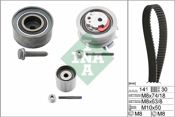 

Комплект Грм Vw Passat 8/05- (-3C6300000), Skoda Octavia (-1Z6A151621) 2.0Tdi 530040510