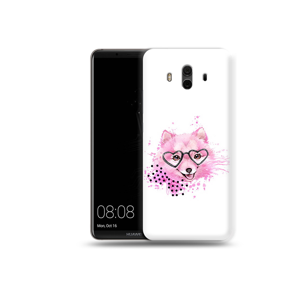 

Чехол MyPads Tocco для Huawei Mate 10 розовый волченок (PT88364.53.585), Прозрачный, Tocco