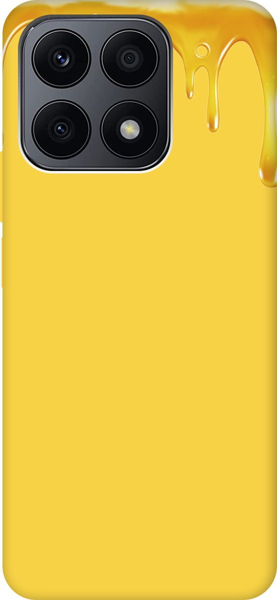 Силиконовый чехол на Honor X8a Silky Touch Premium с принтом 