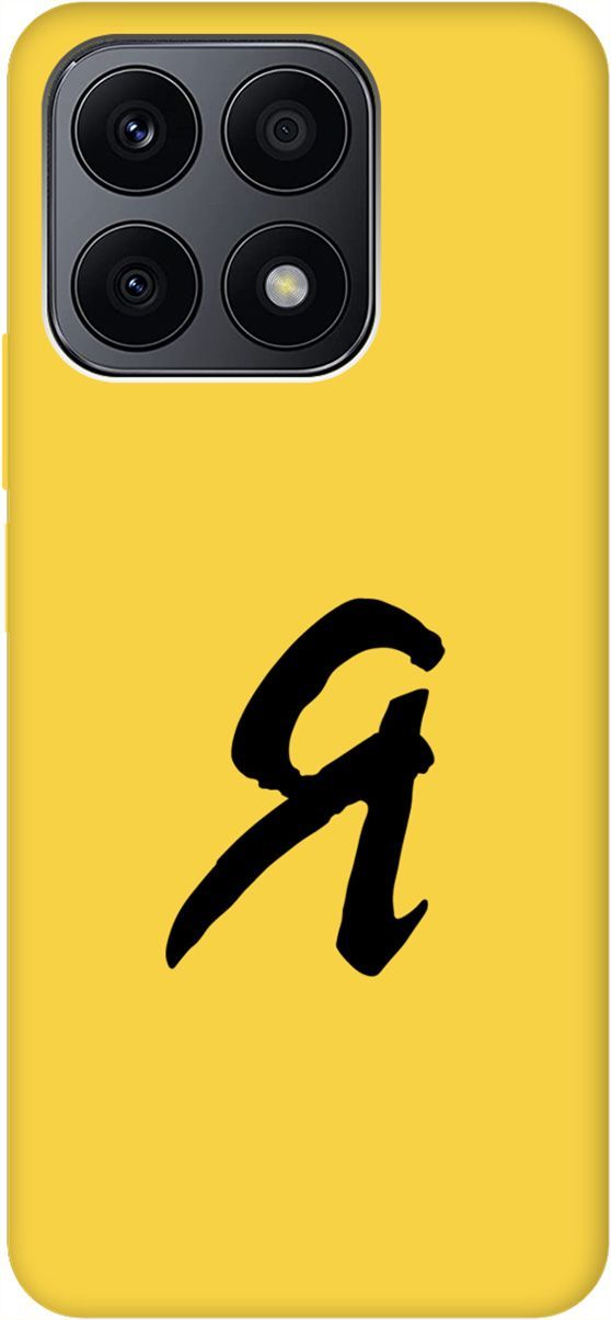 Силиконовый чехол на Honor X8a Silky Touch Premium с принтом 