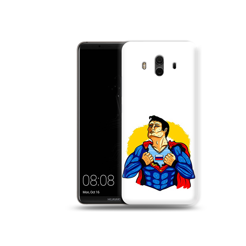 

Чехол MyPads Tocco для Huawei Mate 10 русский супермен (PT88364.53.591), Прозрачный, Tocco