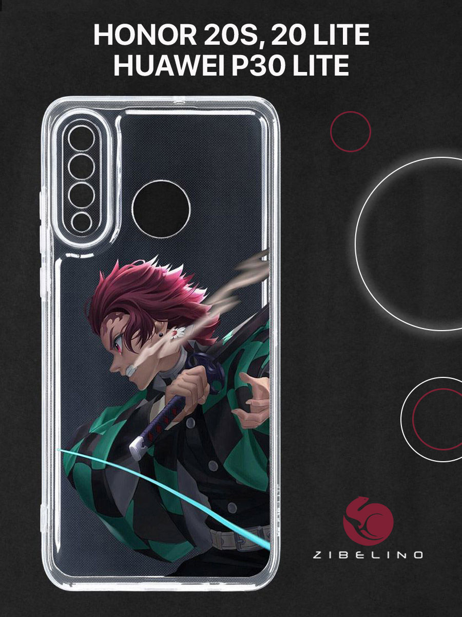 

Чехол для Huawei p30 lite, Honor 20s, Honor 20 lite с принтом первая ката, Прозрачный, ZUTCP-HUA-P30L