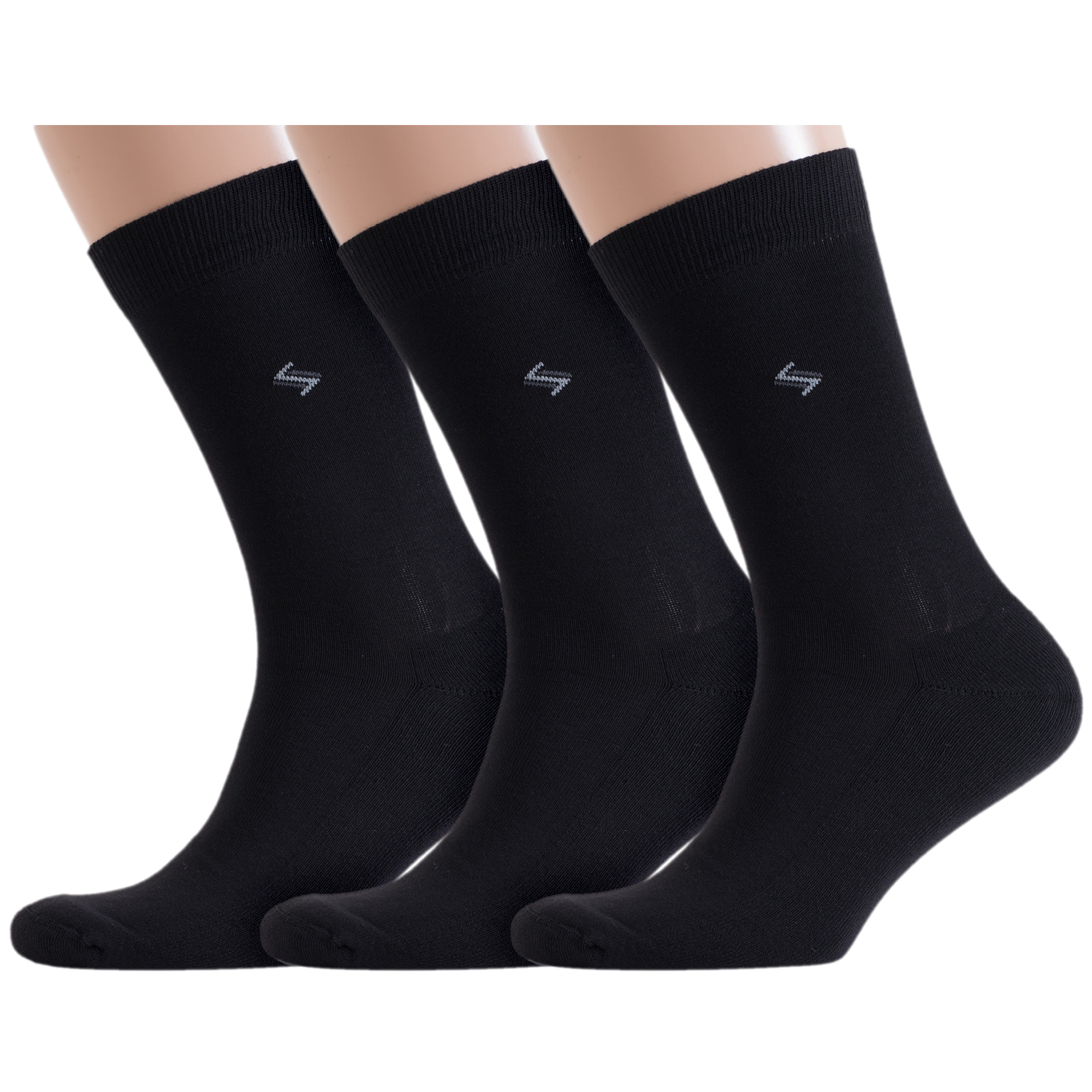 

Комплект носков мужских ХОХ 3-XZ-3R6 черных 25, 3-XZ-3R6