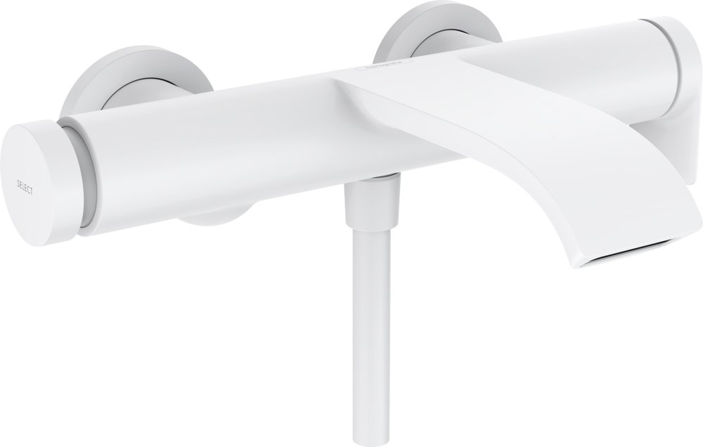 

Смеситель Hansgrohe Vivenis для ванны с душем, матовый белый (75420700)