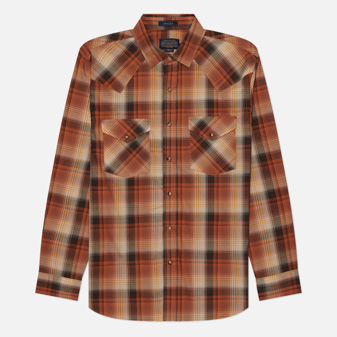 Мужская рубашка Pendleton Frontier оранжевый, Размер XXL