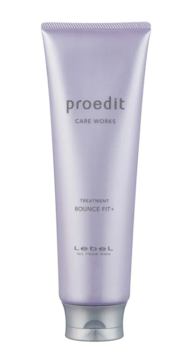 Маска для поврежденных волос Lebel Proedit Care Works Treatment Bounce Fit Plus, 250 мл lebel proedit care works soft fit plus treatment маска для жестких непослушных очень поврежденных волос 250 мл