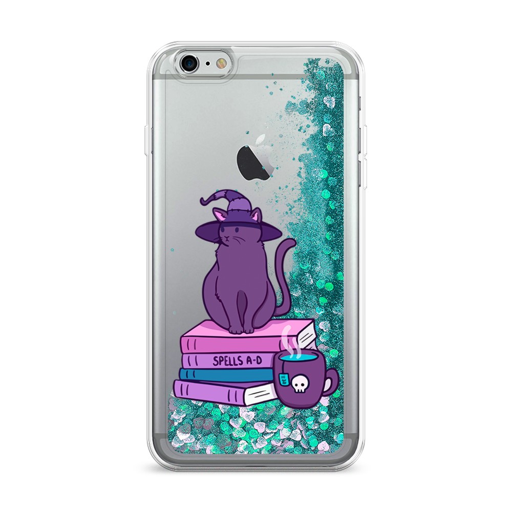 

Жидкий чехол с блестками "Magic Cat" на Apple iPhone 6 Plus, 10595-1