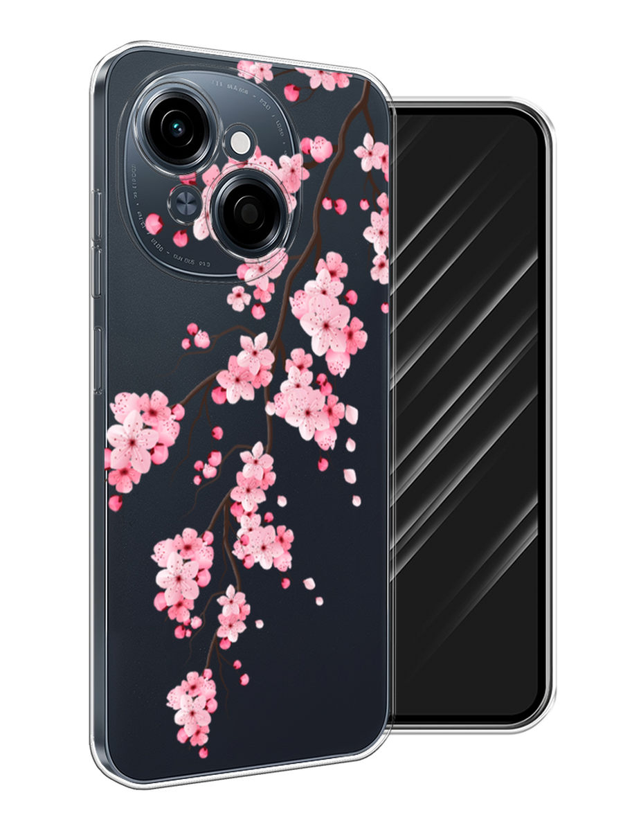 

Чехол Awog на Tecno Spark Go 1/Pop 9 "Розовая сакура", Розовый;белый;коричневый, 309450-1