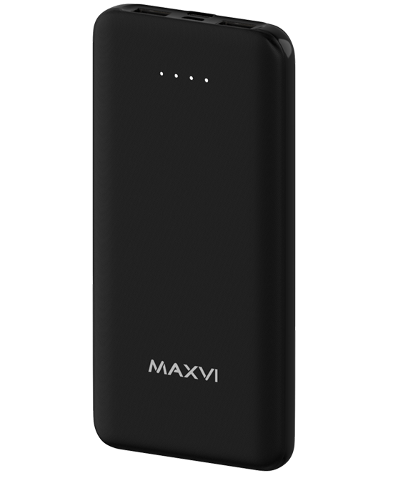 фото Внешний аккумулятор 10000mah 2usb 2.1a maxvi pb10-05 black