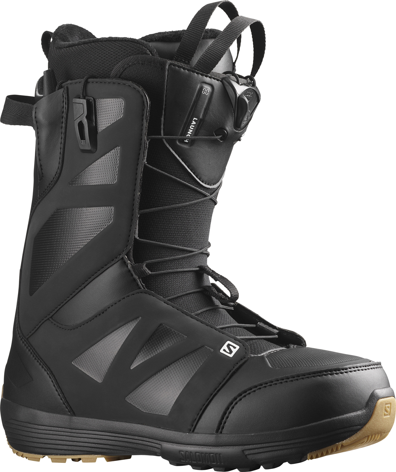 фото Ботинки для сноуборда salomon launch black black/black/white (см:26)