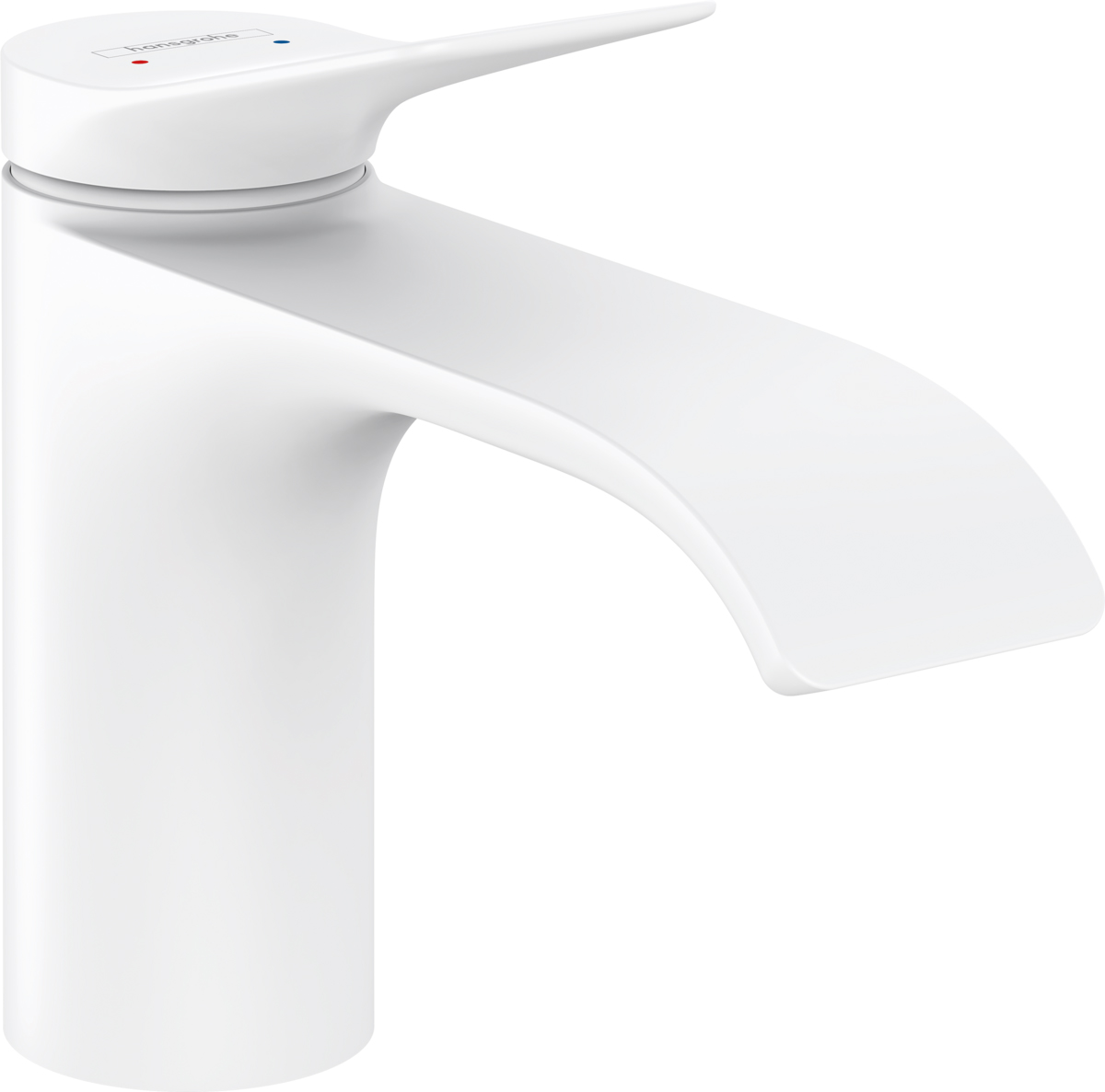 

Смеситель для раковины Hansgrohe Vivenis,, 80, матовый белый (75010700)